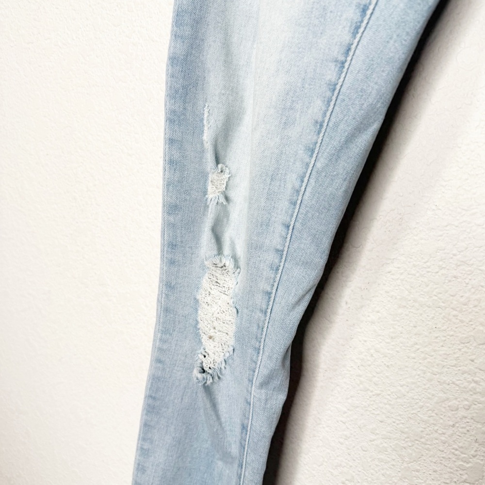 Blanqi Pregnancy Support Skinny Jeans Light Destroy Wash Distressed 6 - Picture 5 of 12